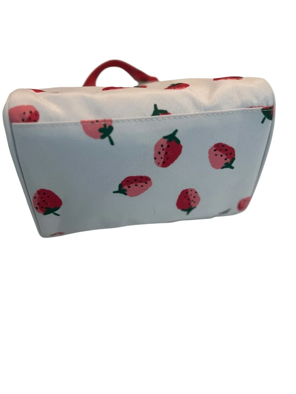 NWT Set of 2 Kate Spade Strawberry Lunch Tote Bags with Container